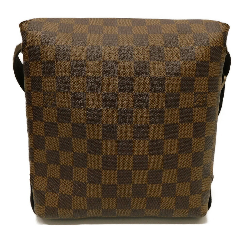 Louis Vuitton Brooklyn leather bag shoulder strap Damier brown Brown adjustable